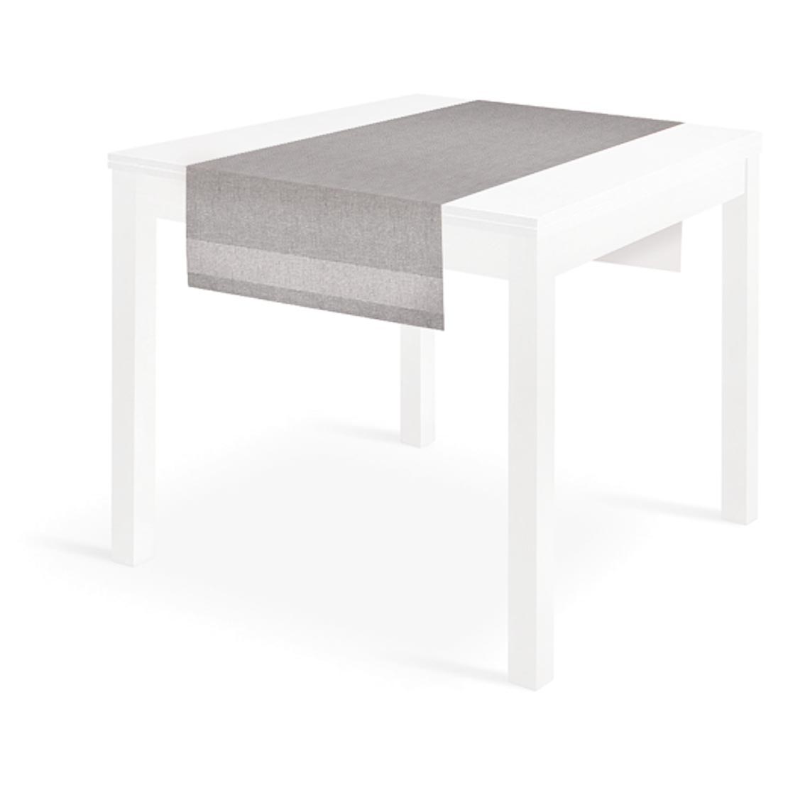 Grey Disposable Linen-Feel Table Runner