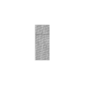 Disposable Grey Pocket Napkin - Linen Feel