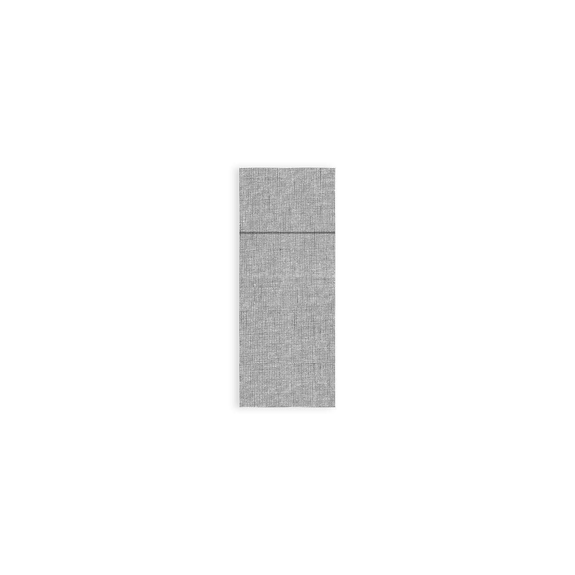 Disposable Grey Pocket Napkin – Linen Feel