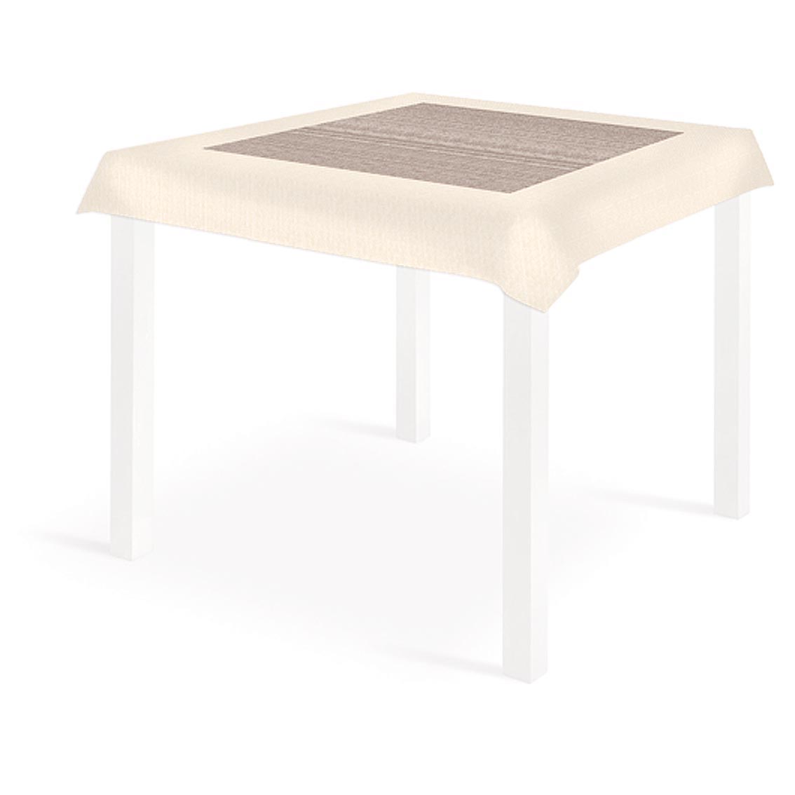 Cacao Disposable Linen-Feel Tablecloth