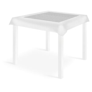 Elegant Grey Disposable Linen-Feel Table Cloth