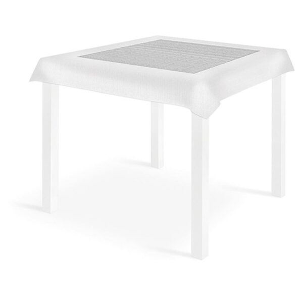 Elegant Grey Disposable Linen-Feel Table Cloth