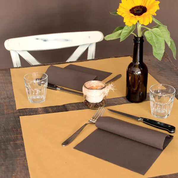 Brown Disposable Paper Placemat - Image 2