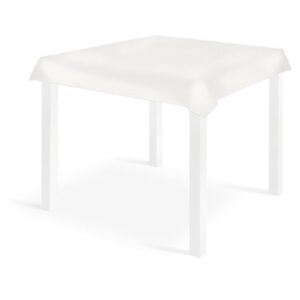 White Disposable Linen-Feel Table Cloth