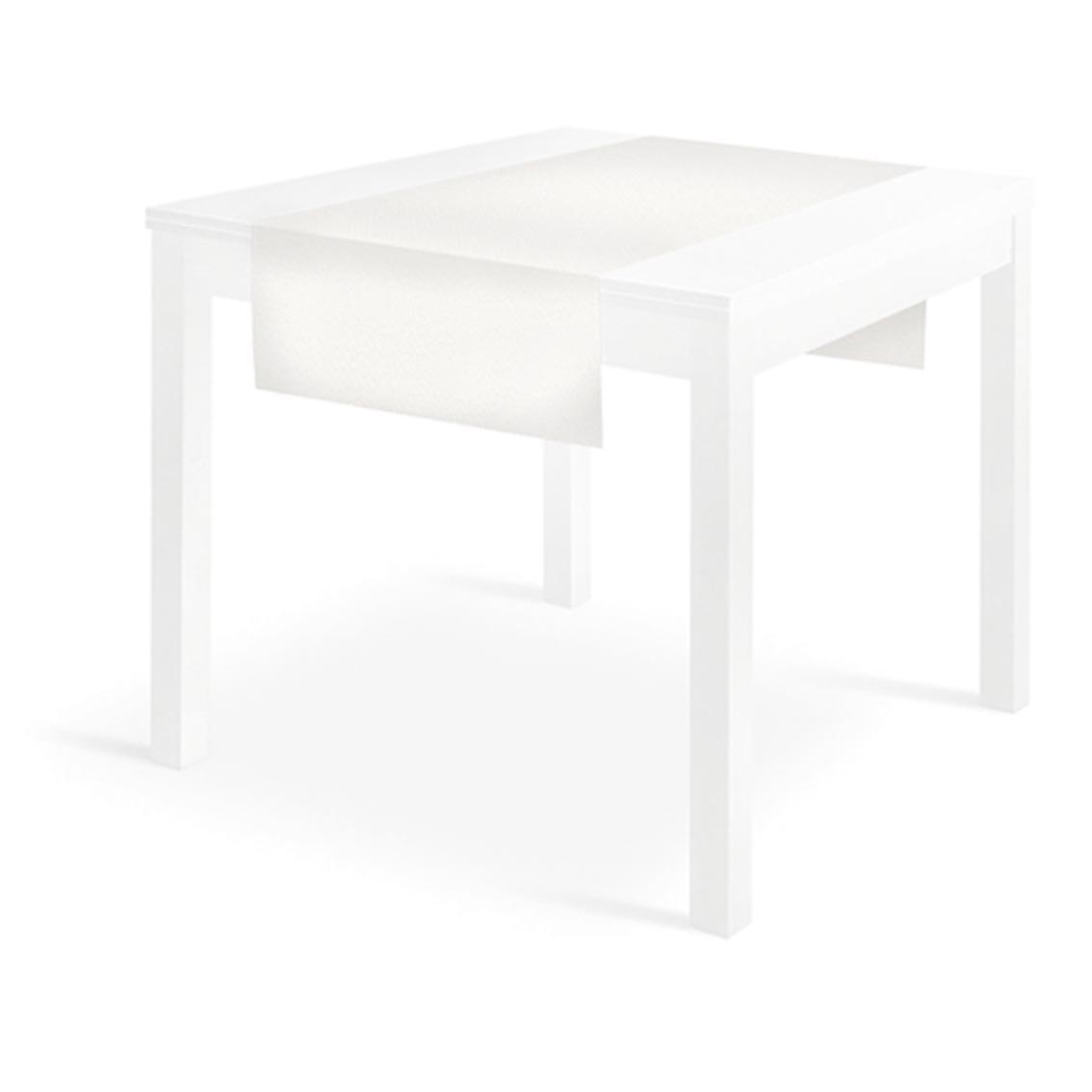 White Runner Tablecloth – Linen Feel