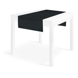 Black Disposable Linen-Feel Table Runner