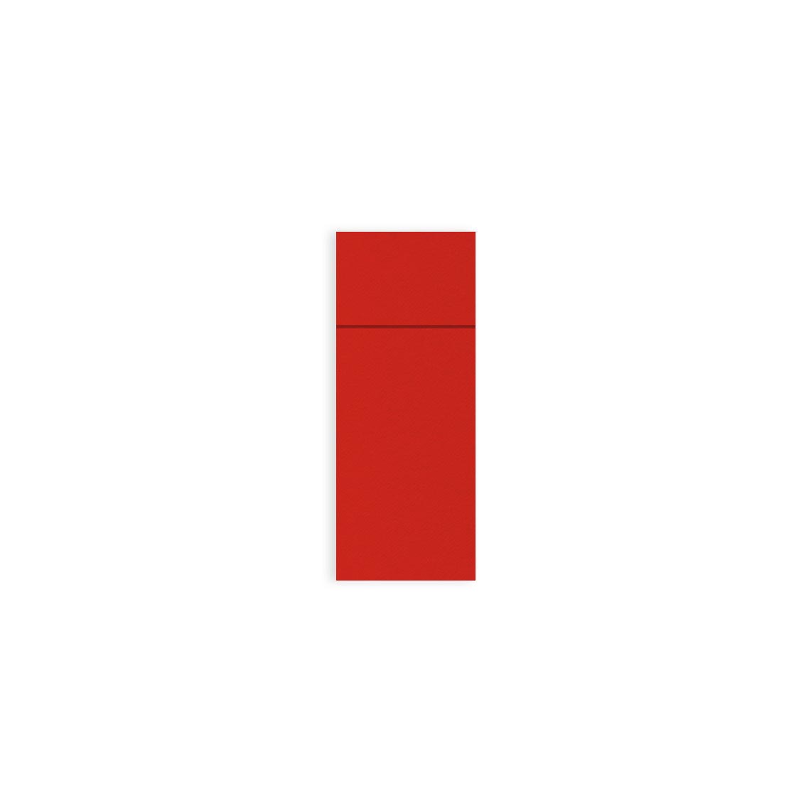 Disposable Red Pocket Napkin – Linen Feel