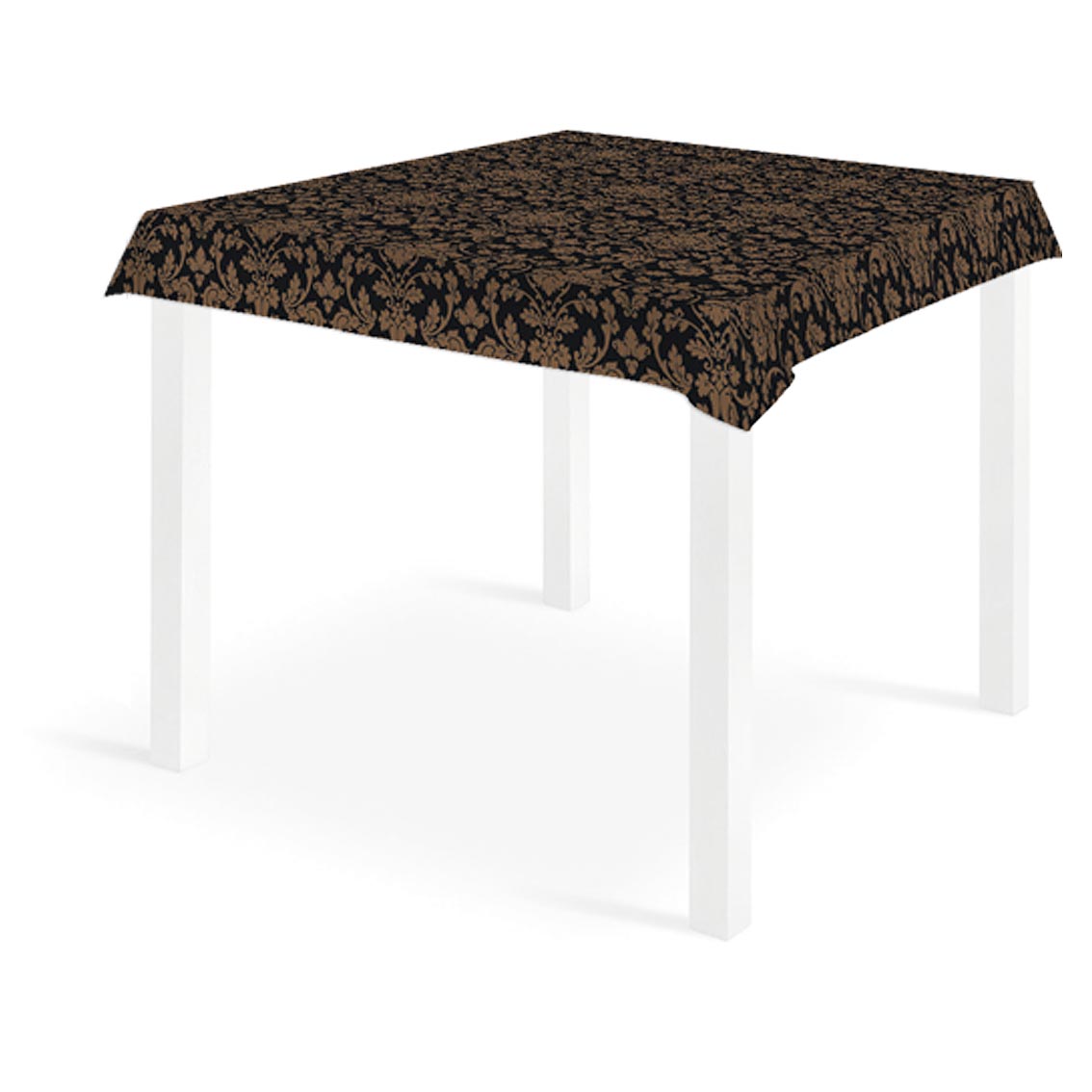 Black Victorian – Disposable Linen-Feel Tablecloth