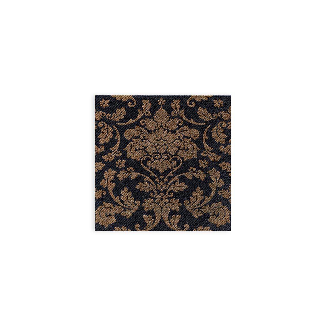 Victoria Nero Napkins – Linen Feel