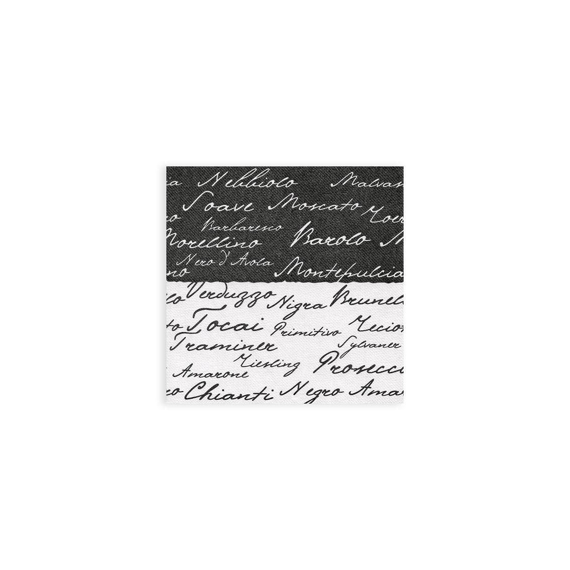 Wine Black Disposable Linen-Feel Napkins